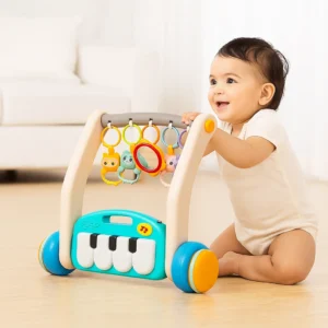 2-In-1 Baby Musical Piano Playmat & Walker