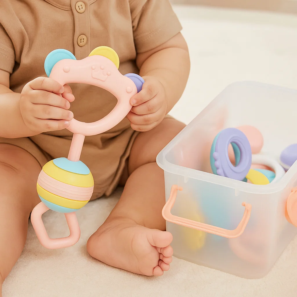 8pcs Baby Rattle Kit